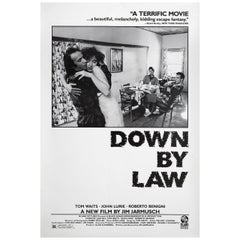 Down by Law 1986 U.S. One Sheet Film Poster