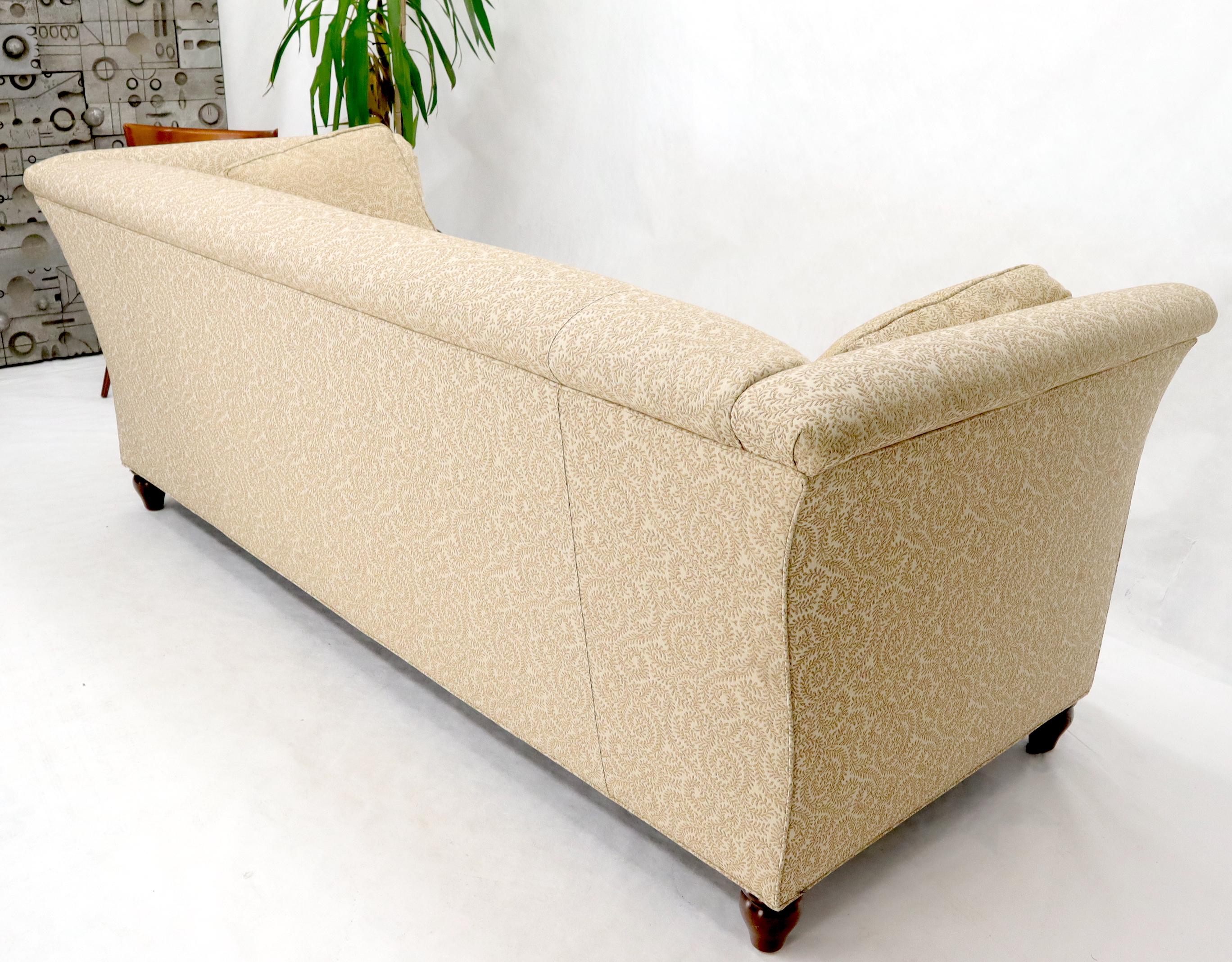 Upholstery Down Filled Cushion High Arm Sofa