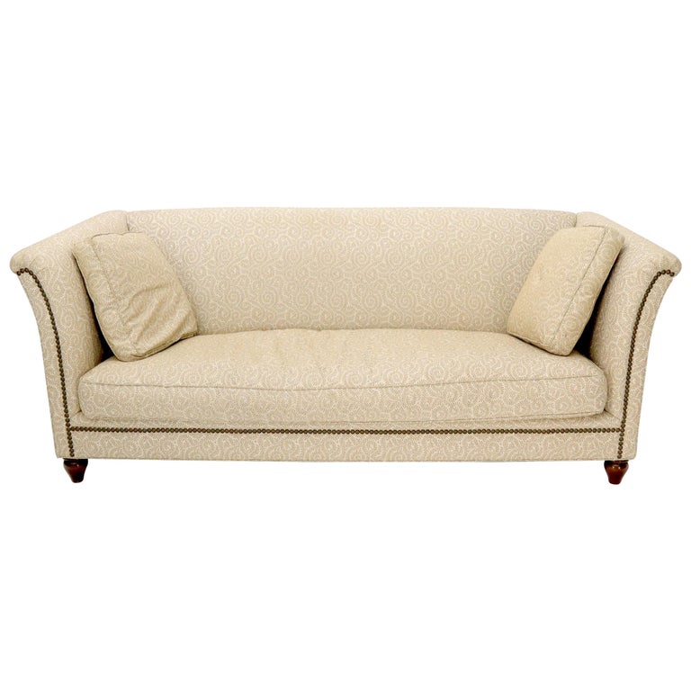 Down Filled Cushion High Arm Sofa at 1stDibs