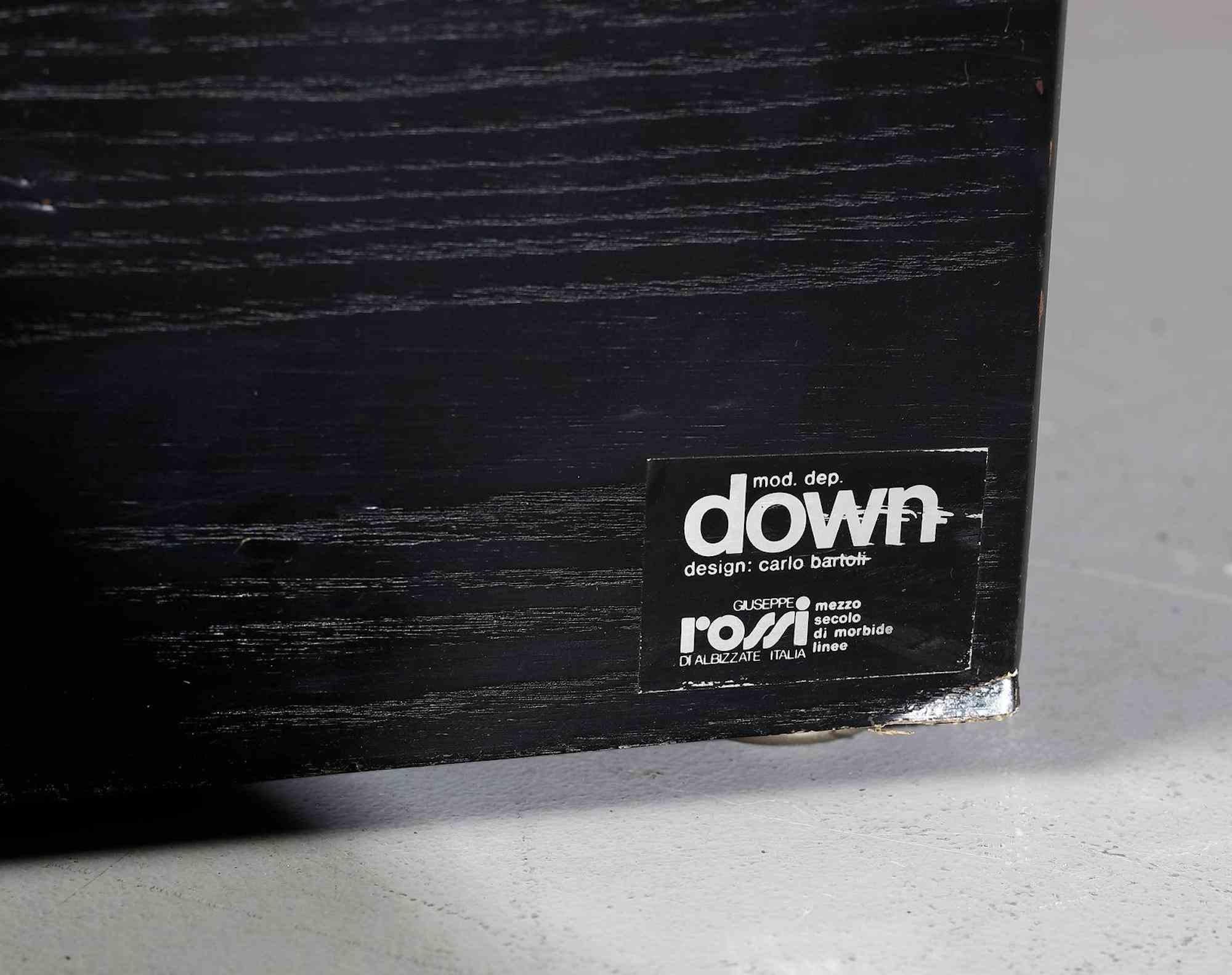 Down Modular Sofa by Carlo Bartoli for Rossi di Albizzate, 1973 In Good Condition For Sale In Roma, IT