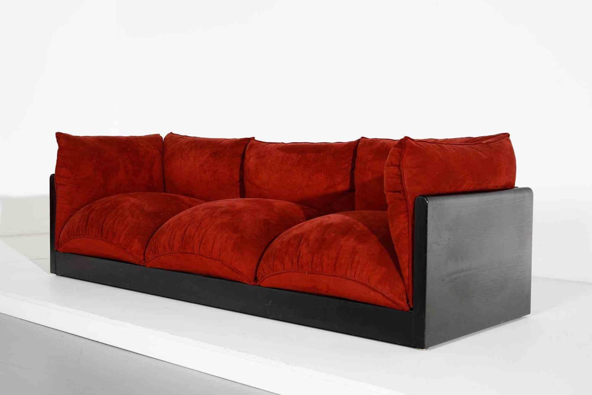 Fabric Down Modular Sofa by Carlo Bartoli for Rossi di Albizzate, 1973 For Sale