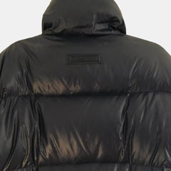 Down Overstuffed Puffer Duvet Blanket Long Coat Men's L Italian Filasport