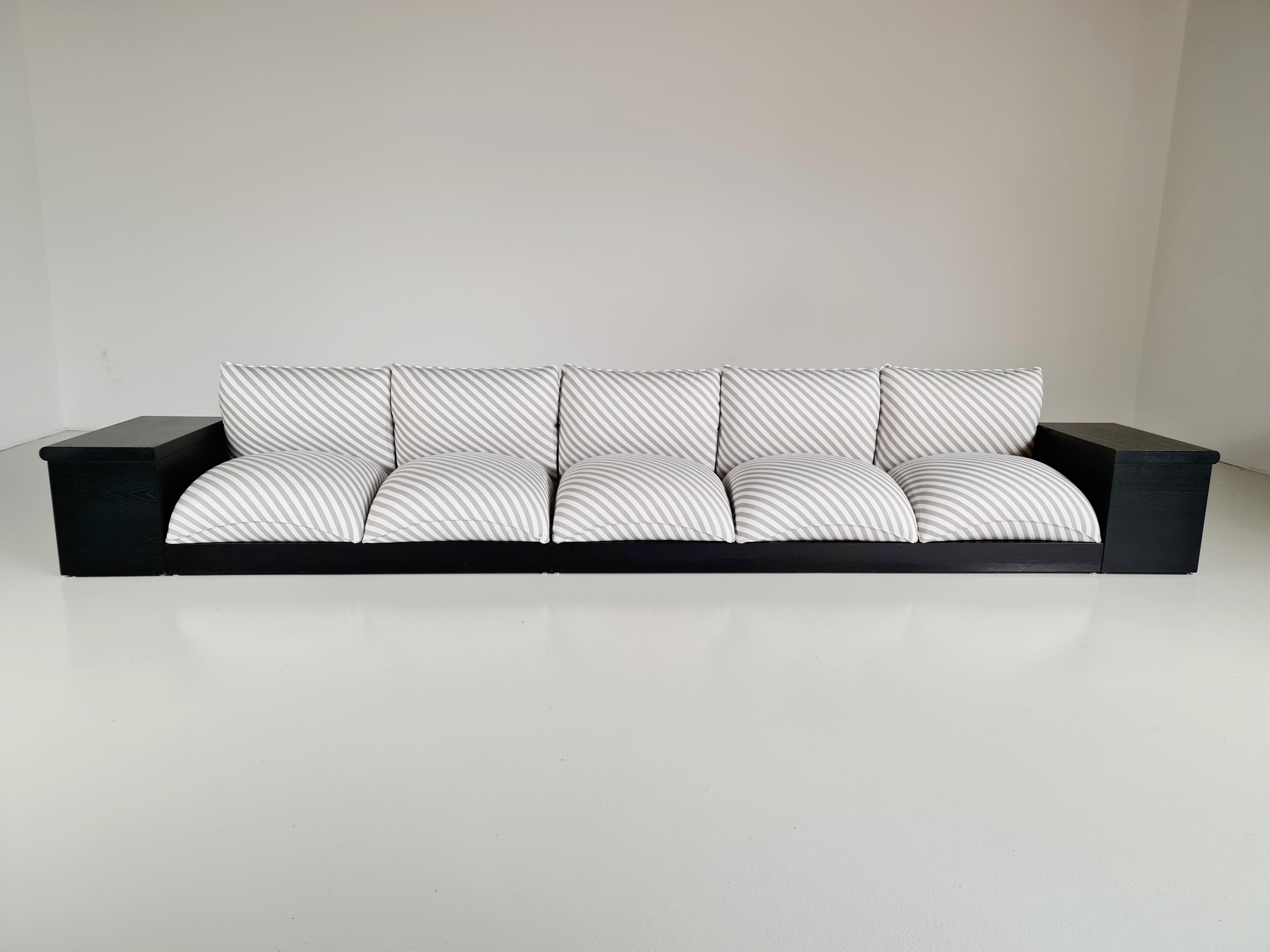 Mid-Century Modern 'Down' Sofa by Carlo Bartoli for Rossi di Albizzate, 1970s