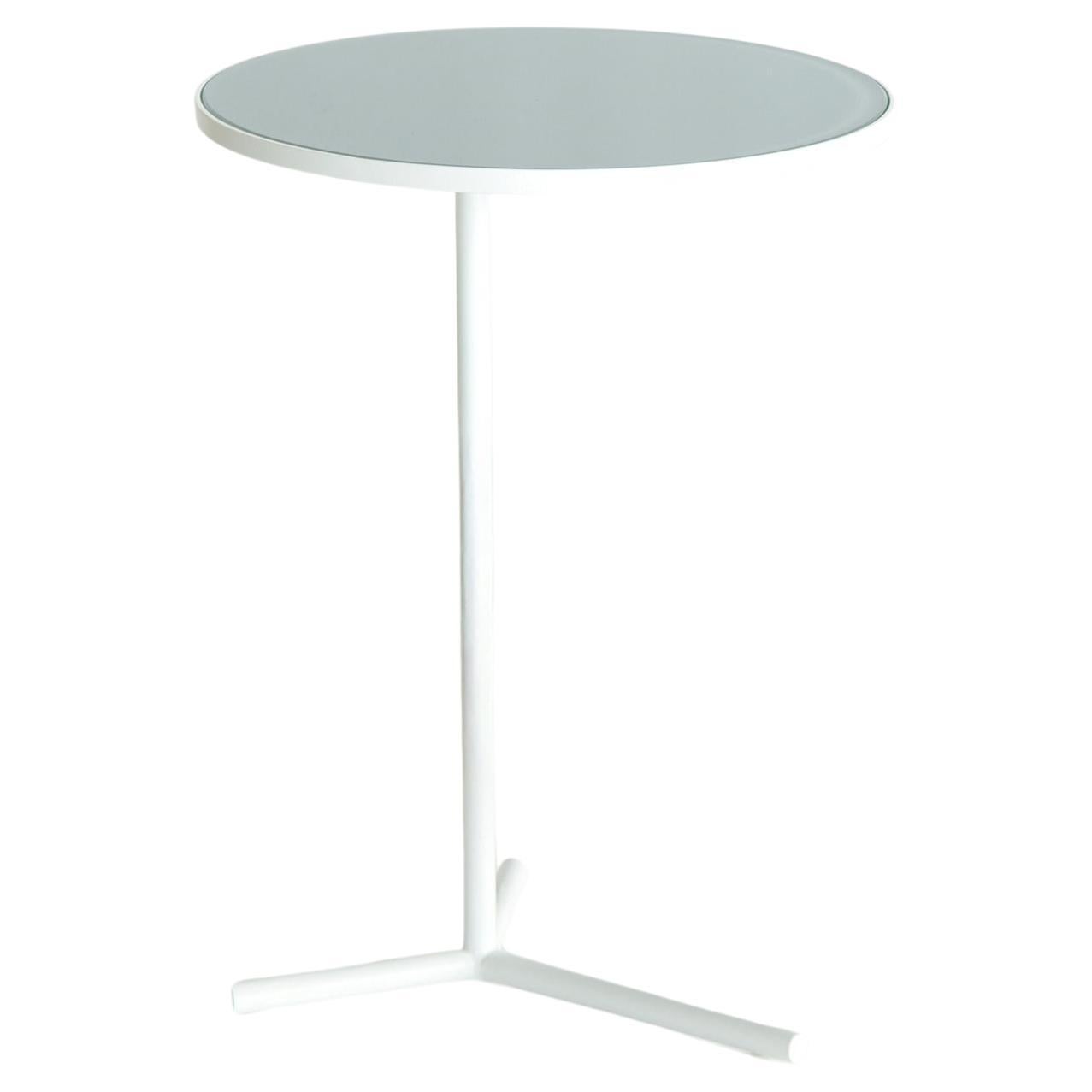 Downtown Table 15" by Phase Design, Powder Coat (Black or White) For Sale