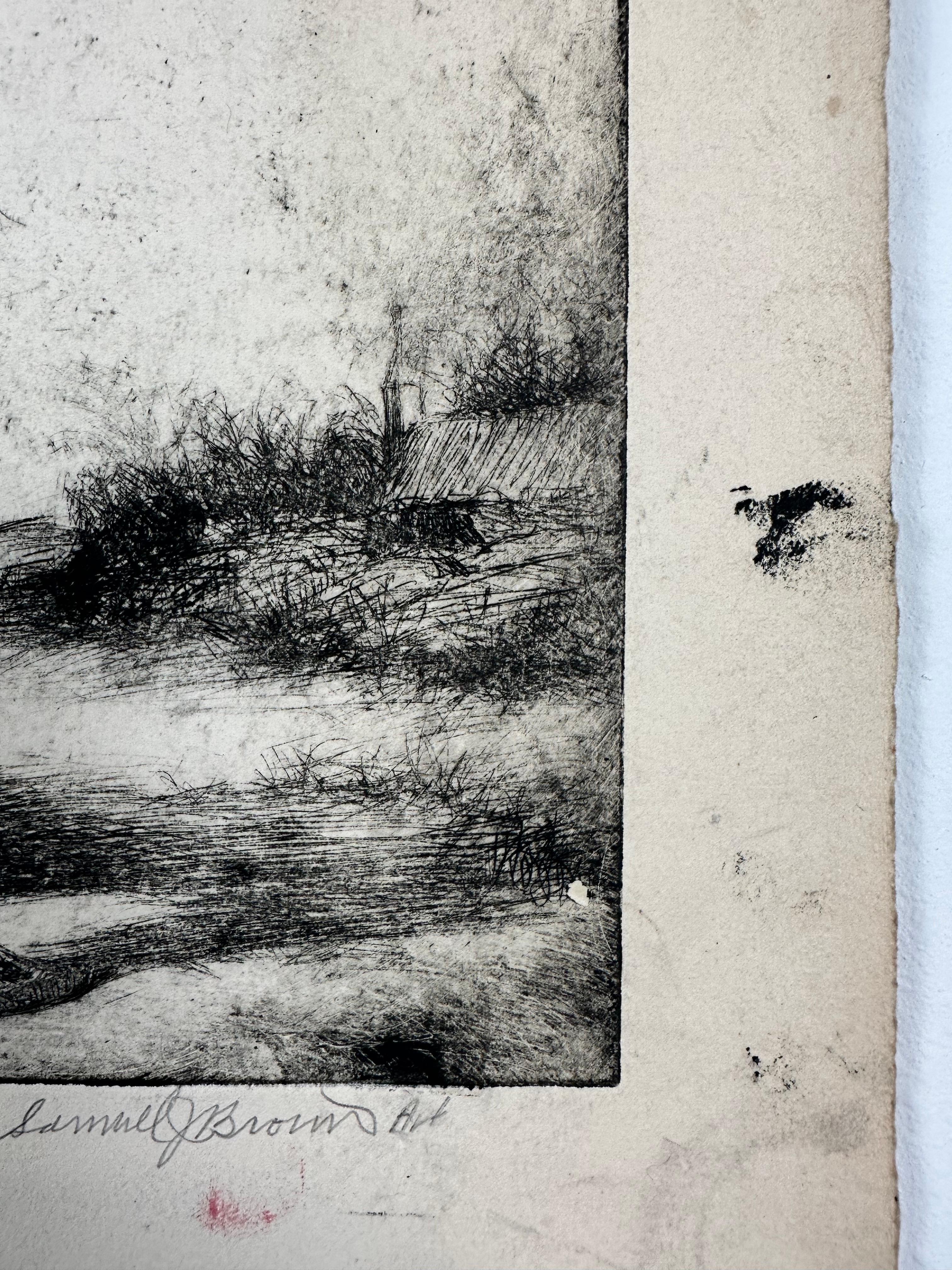 Sunday Morning. Title: Sunday Morning

Artist: Dox Thrash (American, Griffin, Georgia 1893–1965 Philadelphia, Pennsylvania)

Printer: Sam J. Brown (1901-1994).

Date: ca. 1939.

Medium: Drypoint

Dimensions: sheet: 12 5/8 x 10 5/8 in. (32 x 27