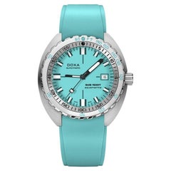 Doxa Sub 1500T 45mm Aquamarine Strap Men's Watch 883.10.241.25