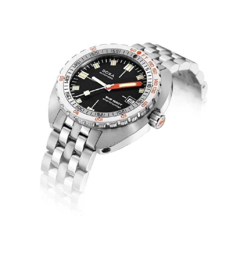 Following in the spirit of the SUB 300T Conquistador introduced in 1968, the first general public diving watch to meet the pressure challenge with the helium release valve, the SUB 1500T proves a worthy successor – an authentic diver's watch built