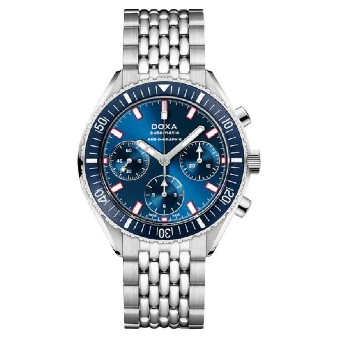 Doxa Sub 200 C-Graph II Caribbean Blue Dial Men's Watch 797.10.201.10 For Sale