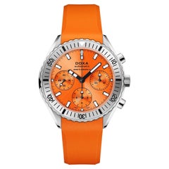 Used Doxa Sub 200 C-Graph II Professional Orange Dial Men's Watch 797.10.351.21