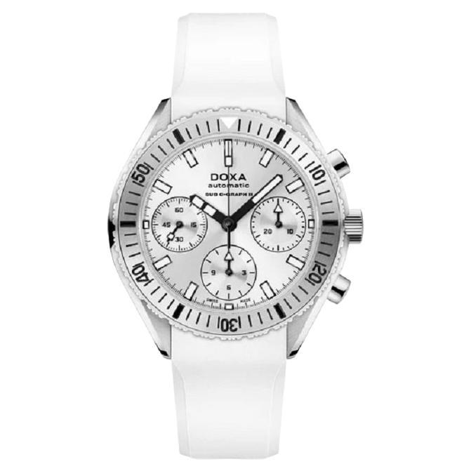 Doxa Sub 200 C-Graph II WhitePearl Men's Watch 797.10.011.23 For Sale