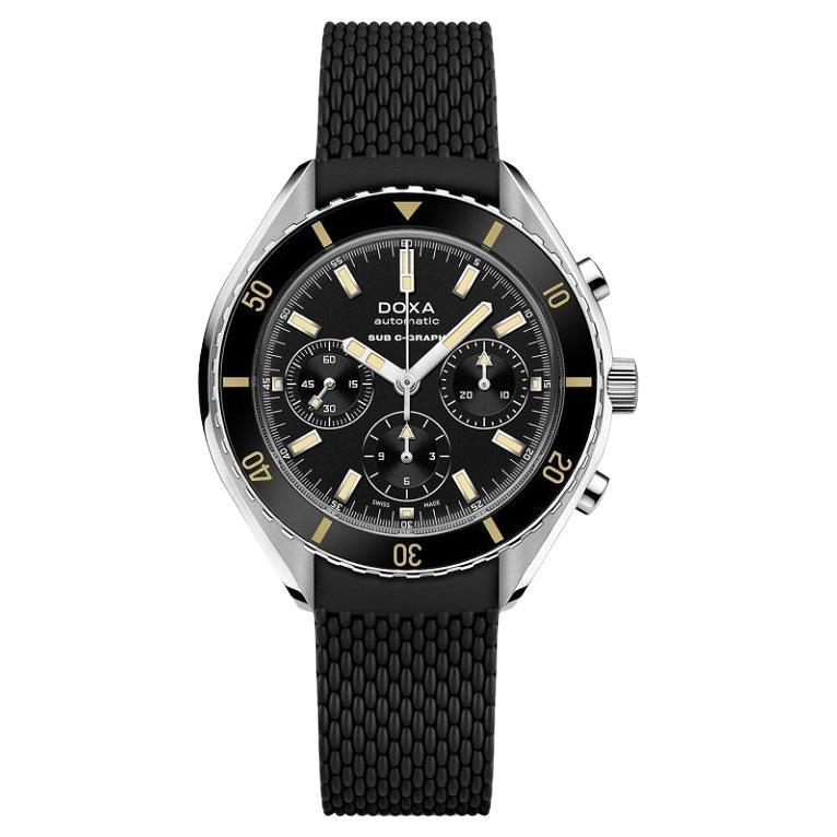 Doxa Sub 200 C-Graph Sharkhunter 45mm Men's Watch 798.10.101.20 For Sale