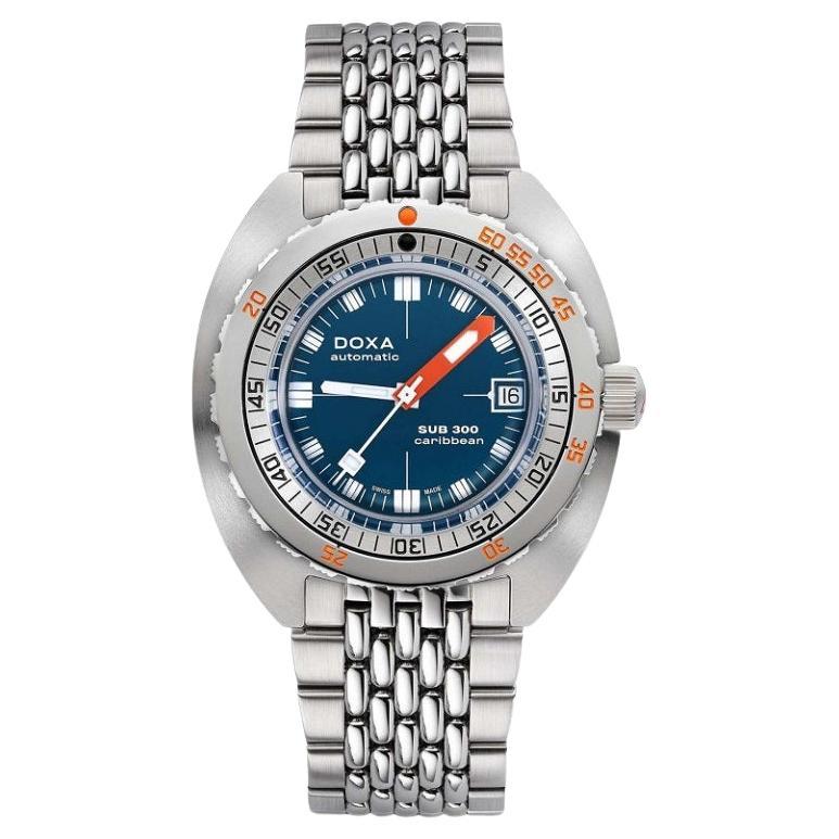 Doxa Sub 300 Montre automatique des Caraïbes pour hommes 821.10.201.10