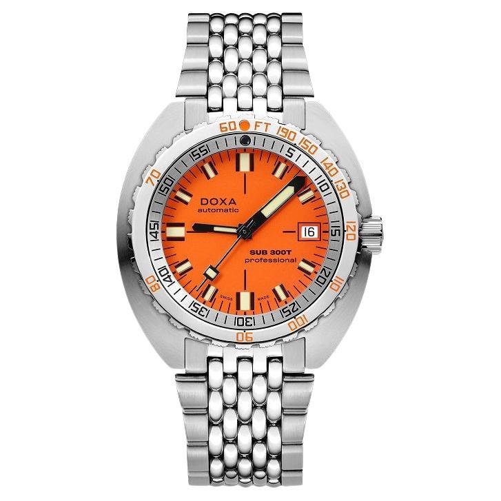 Doxa Sub 300T Professional Stainless Steel Men's Watch 840.10.351.10 For Sale