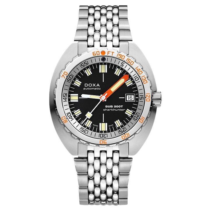 Doxa Sub 300T Sharkhunter 42.5mm Stainless Steel Watch 840.10.101.10 For Sale
