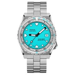 Used Doxa Sub 600T Aquamarine Stainless Steel Men's Watch 862.10.241.10