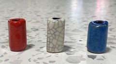 Doyle Lane California Studio Pottery Modernes Keramik-Set mit drei Perlen aus der Mitte des Jahrhunderts