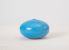 Doyle Lane “Robin’s Egg” Weed Pot with Dimensional Glaze