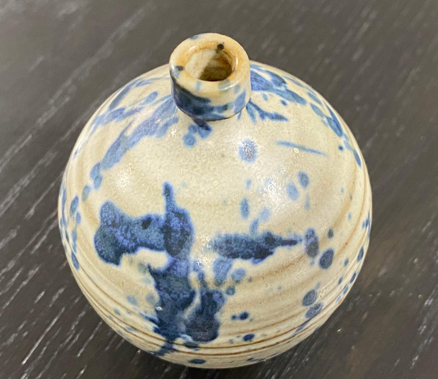American Doyle Lane Signed Mid-Century Modern California Studio Pottery Weed Pot Vase