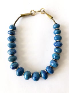 Doyle Lane Turquoise Ceramic Bead California Studio Necklace
