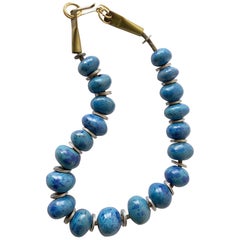 Doyle Lane Turquoise Ceramic Bead California Studio Necklace