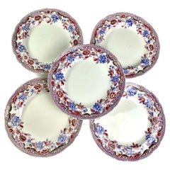 Dozen Spode Dinner Dishes England Circa 1850 Made by Copeland and Garret
