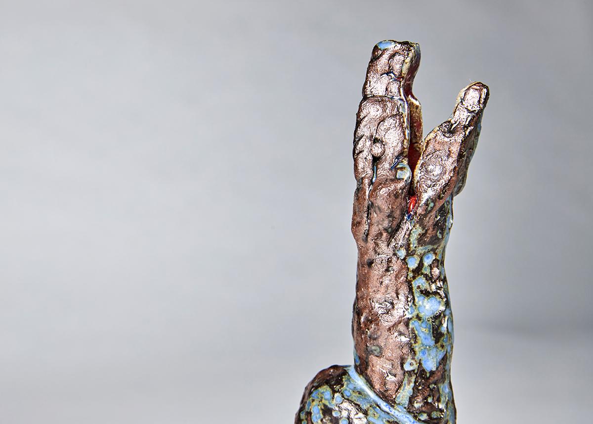 Contemporary Dozer 'né Jeremy Priola', Consequence, Glazed Ceramic Vase, United States, 2023 For Sale