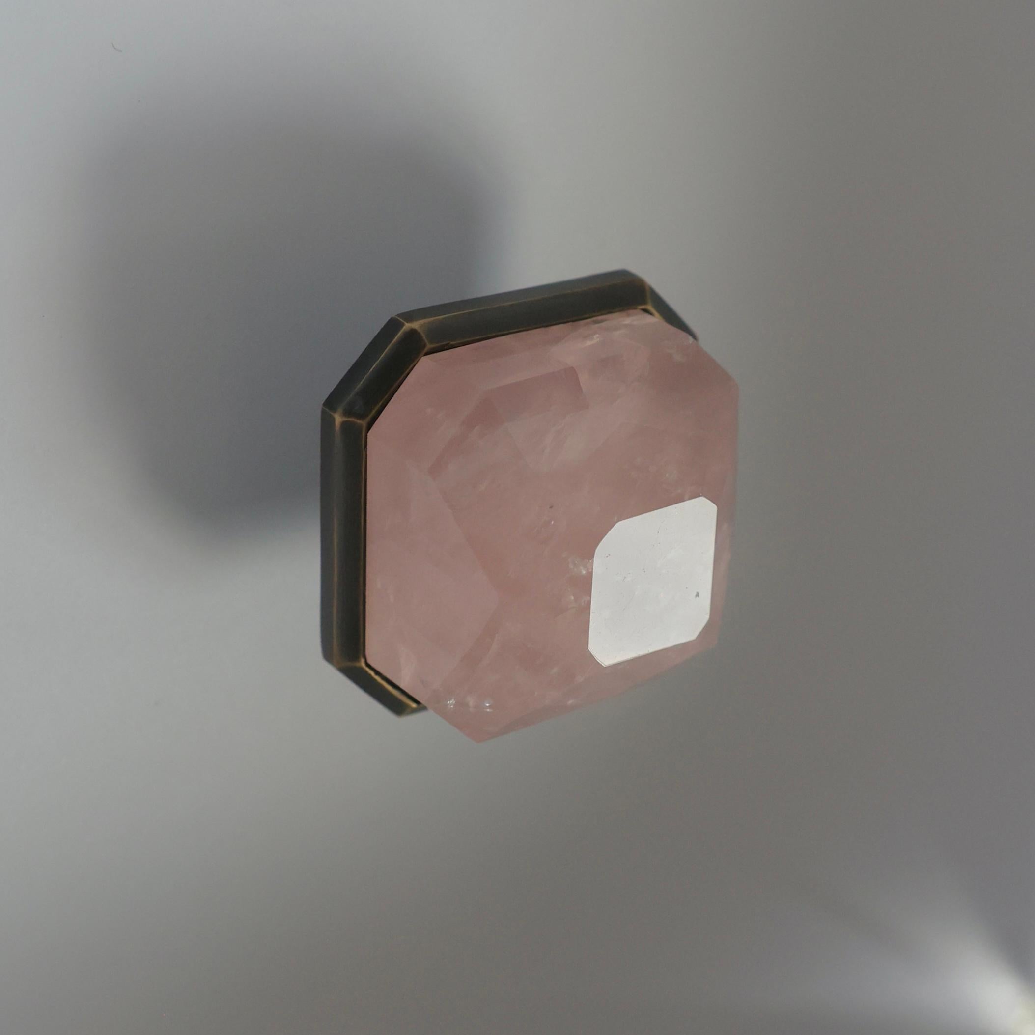 Boutons en cristal de roche DPR By Phoenix  Neuf - En vente à New York, NY