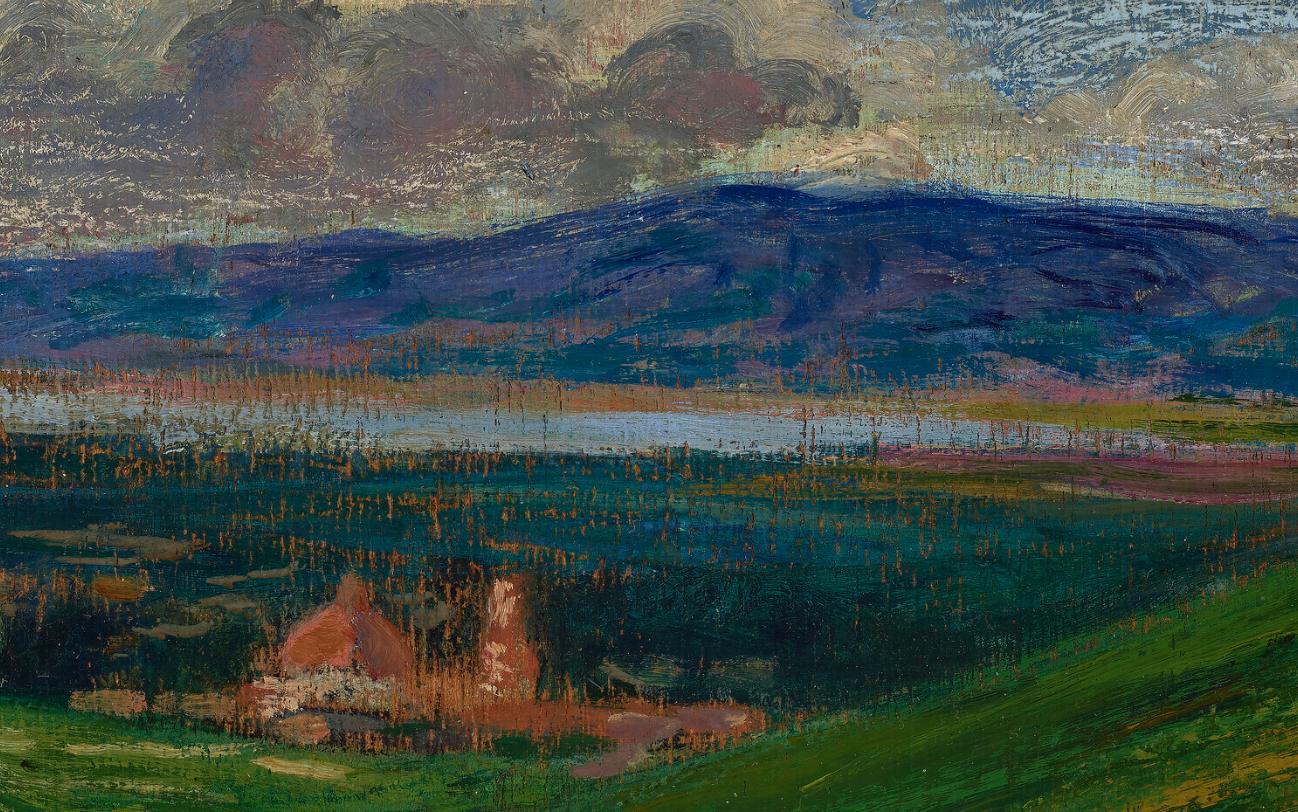 Lacustrine Region of Michoacán Mexico, Lake Pátzcuaro 1938 Mexican Landscape oil 5