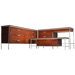 D.R. Bates pour Vista of California Ensemble de chambre à coucher en noyer et formica