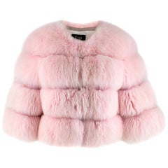 DR by Daria Radionova Pink Fox Fur Jacket - Size S