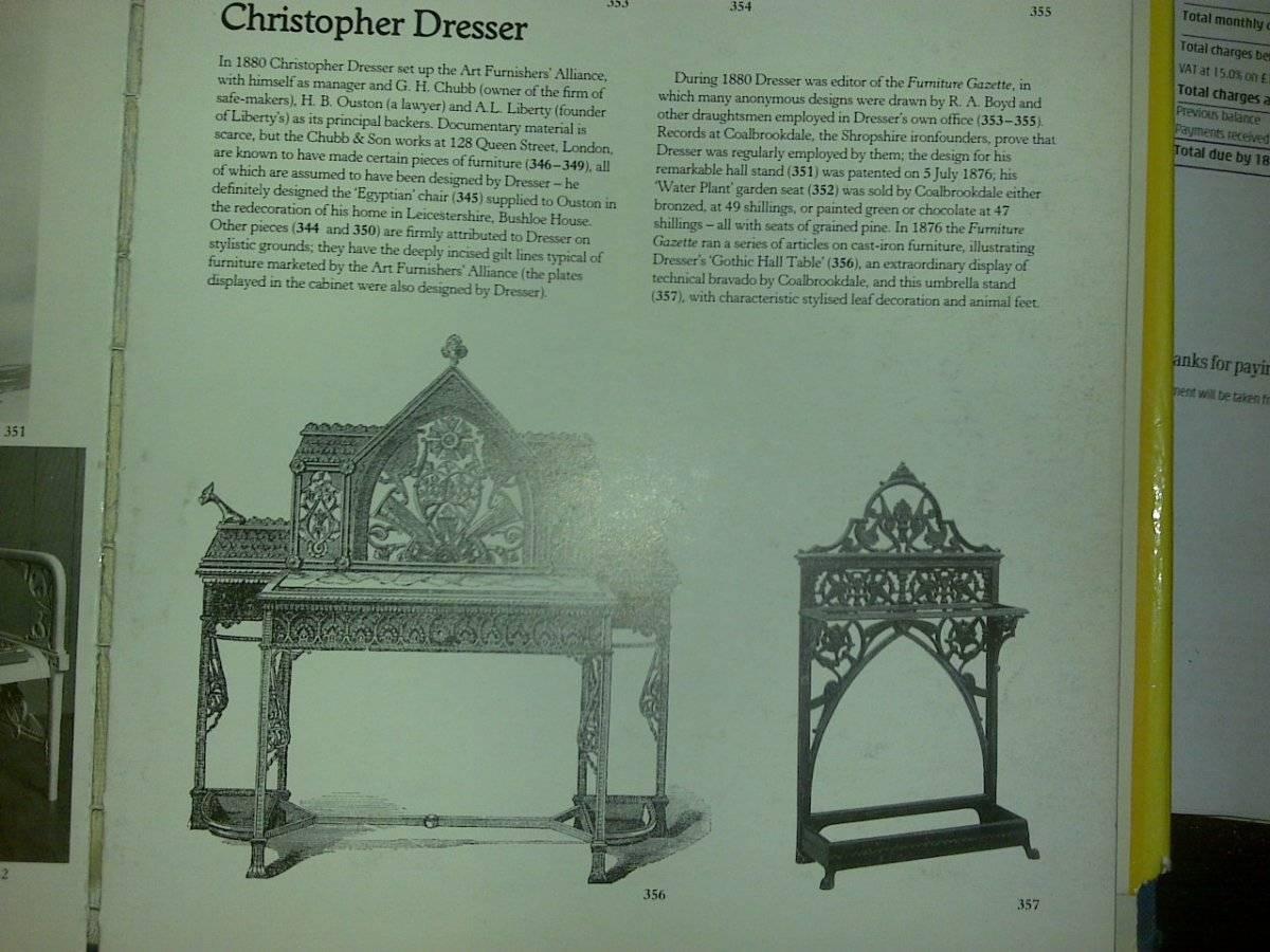 Dr C Dresser An Aesthetic Movement Cast Iron Stick Stand Made By Coalbrookdale im Zustand „Gut“ im Angebot in London, GB