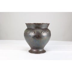 Dr C Dresser for Benham & Froud. An Arts and Crafts copper plant pot.