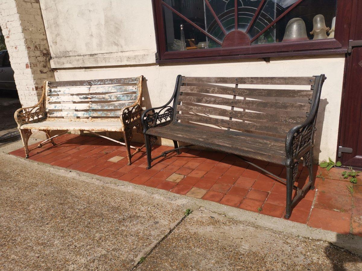 coalbrookdale bench for sale