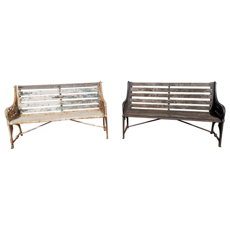 Dr C Dresser for Coalbrookdale Two 'Medieval' Pattern Cast Iron Garden  Benches For Sale at 1stDibs | coalbrookdale catalogue, medieval benches, coalbrookdale  bench catalogue