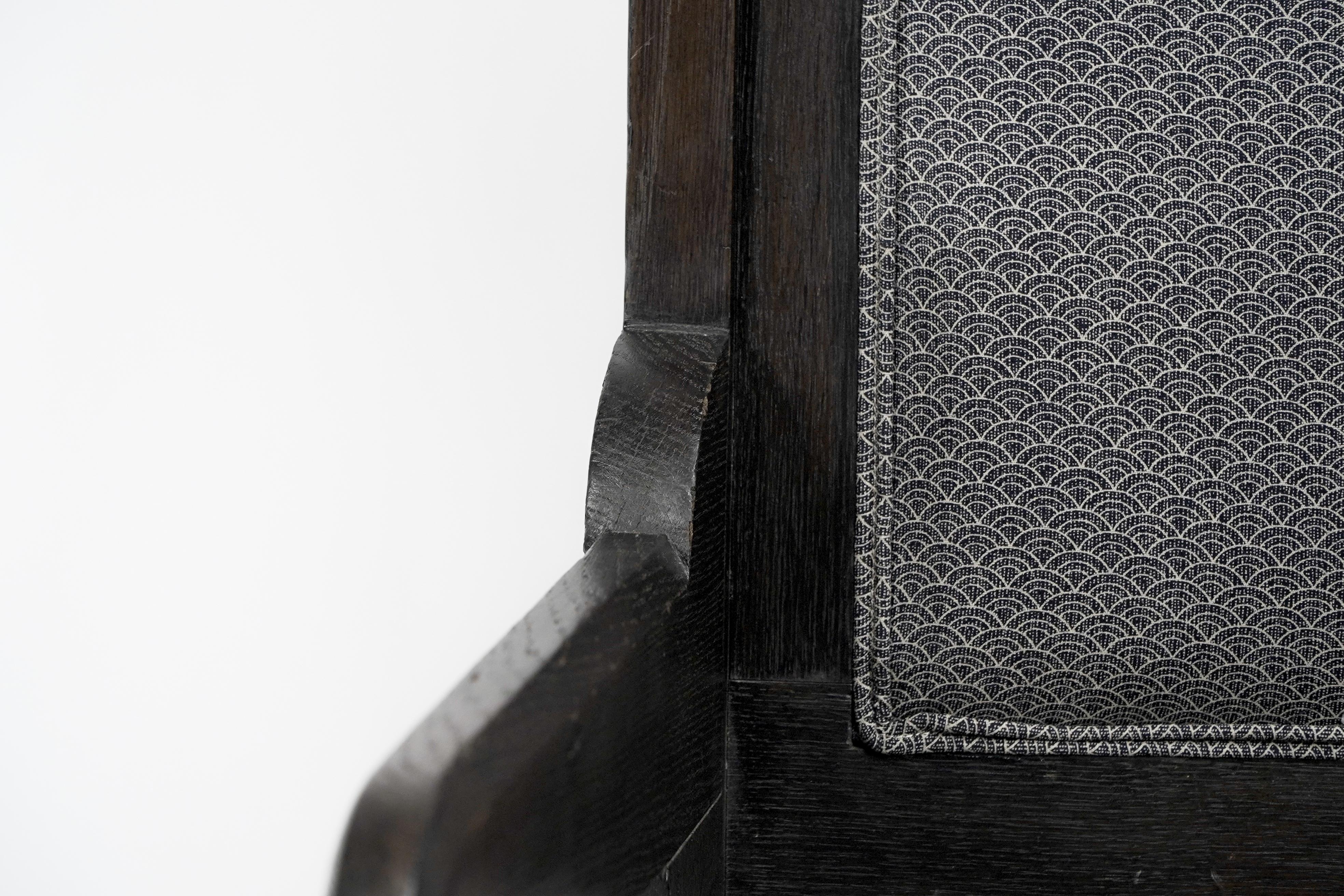 Dr C Dresser estilo de. Un sillón ebonizado de estilo anglojaponés en venta 6
