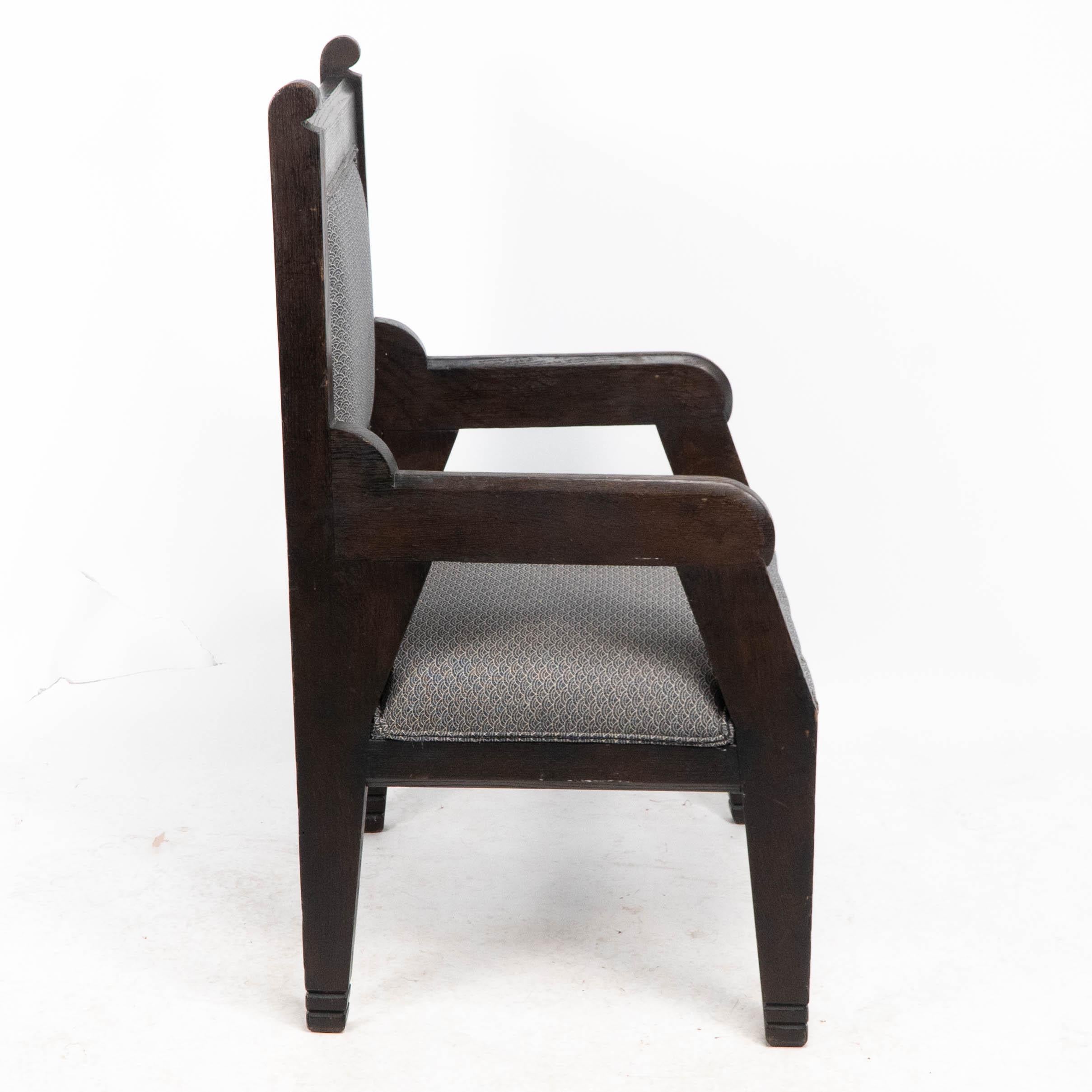Dr C Dresser estilo de. Un sillón ebonizado de estilo anglojaponés Inglés en venta