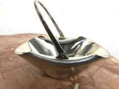Dr Christopher Dresser, Hukin & Heath, a Silver Plated Handled Sweet Meat Dish