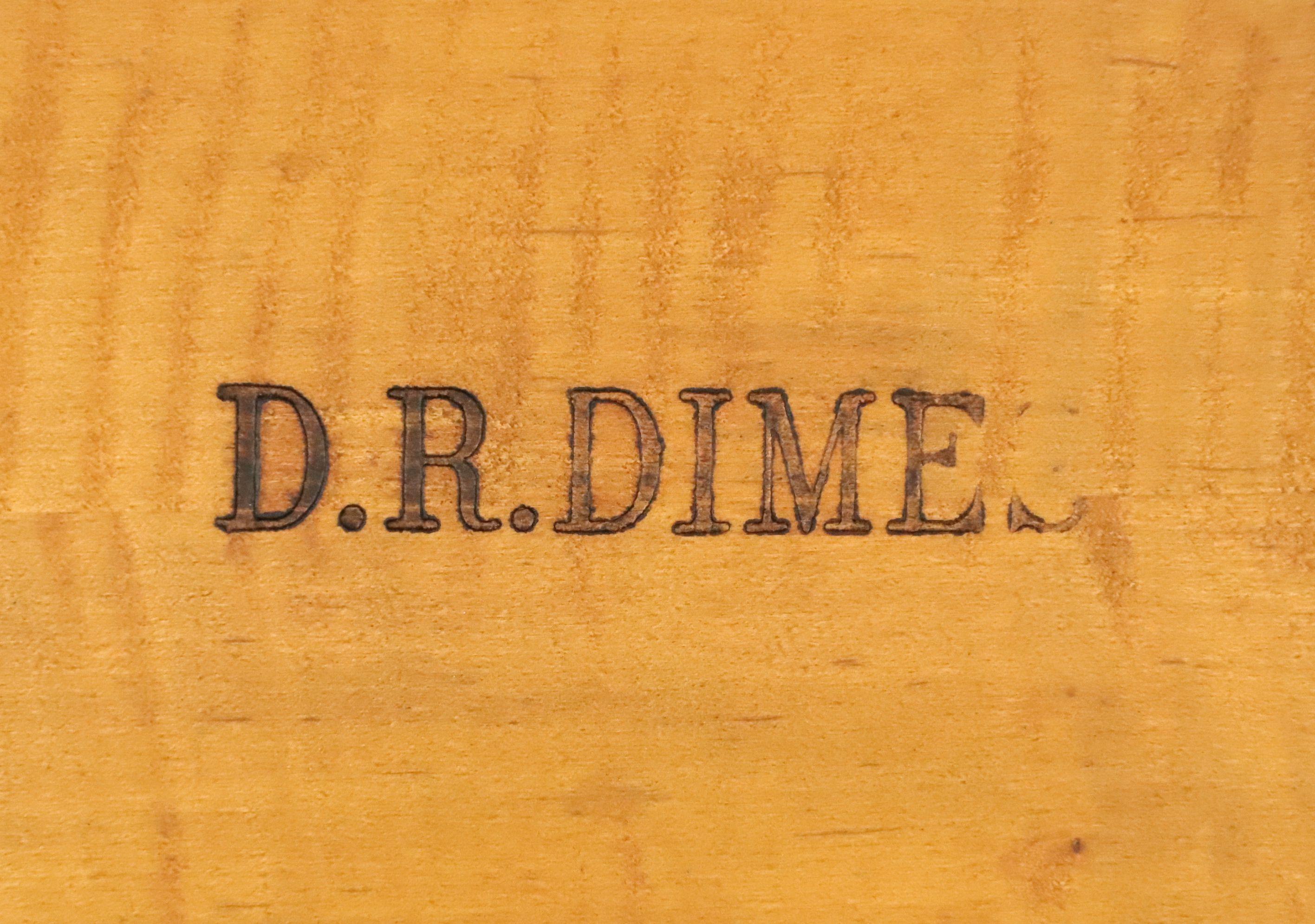 D.R. DIMES Maple American Colonial Console Sofa Table 3