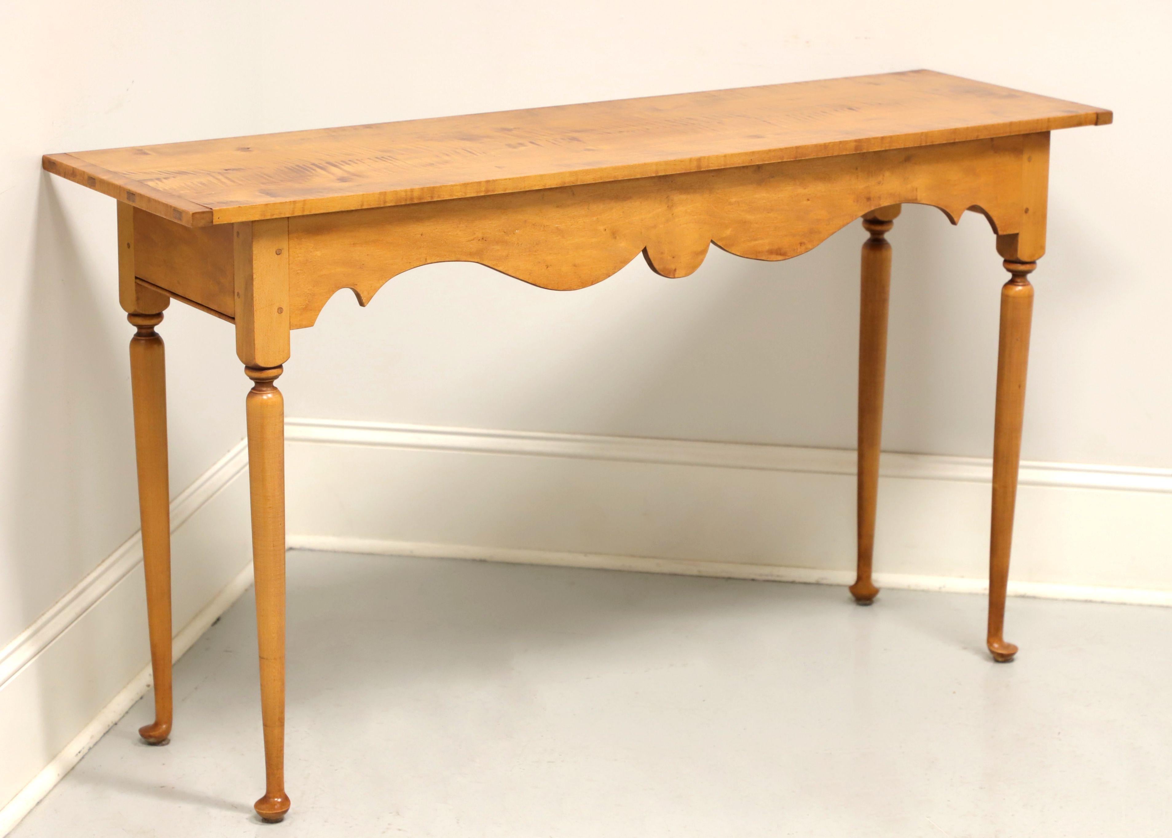 D.R. DIMES Maple American Colonial Console Sofa Table 4