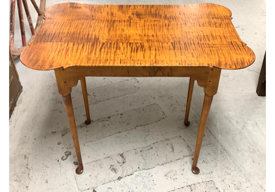tiger maple coffee table