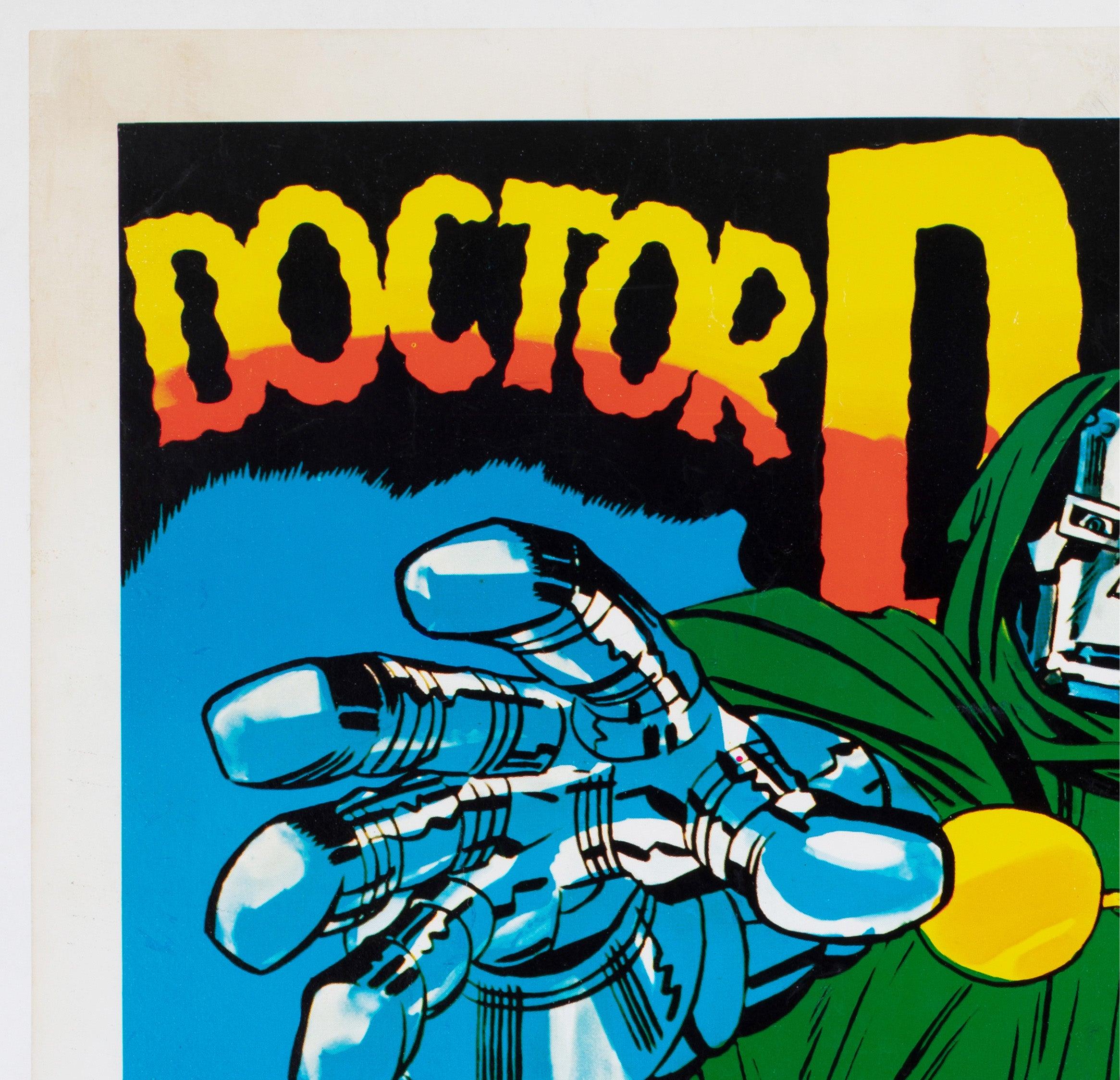 American Dr Doom 1970 Marvel Poster, Jack Kirby For Sale
