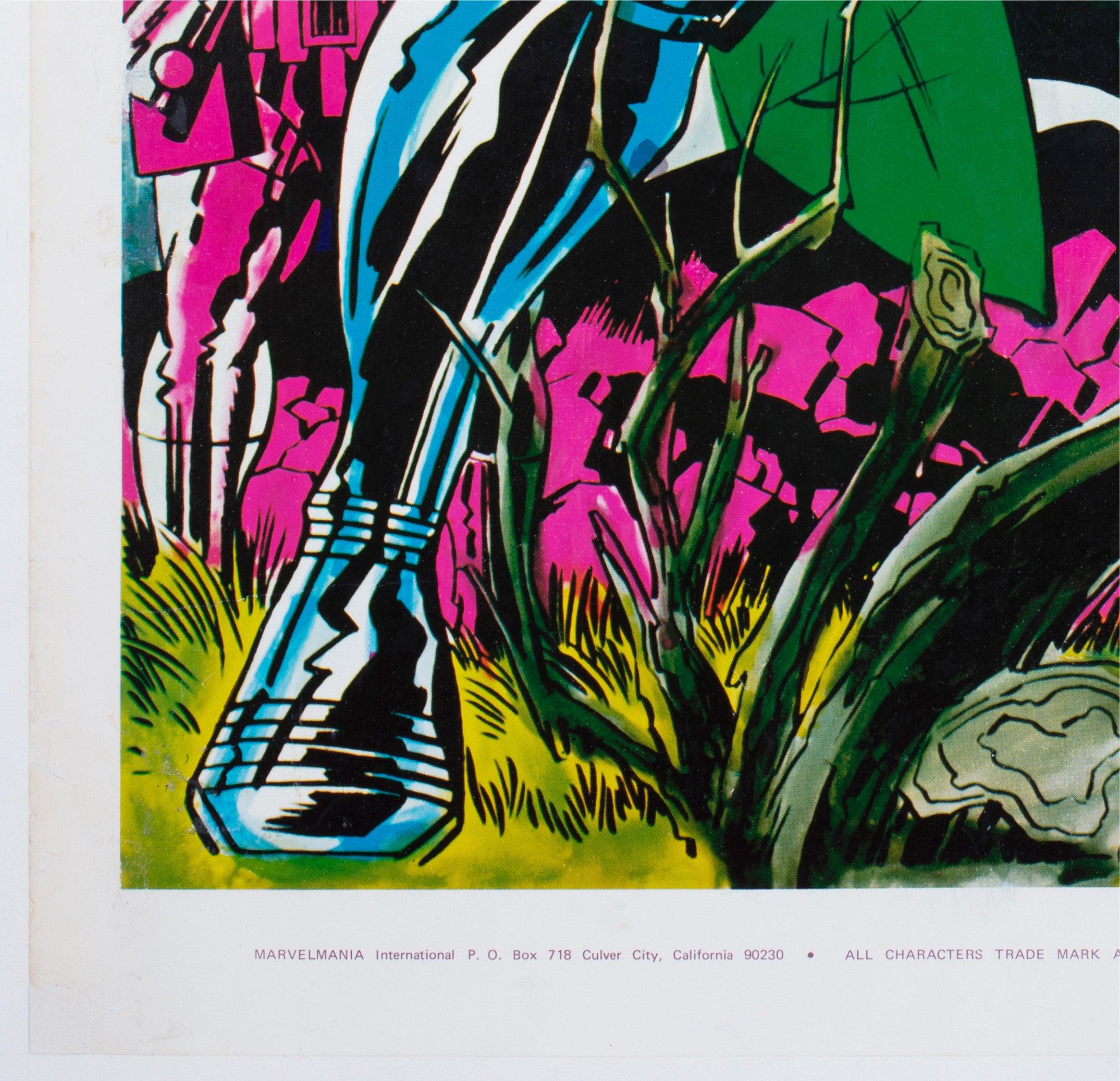 Dr Doom 1970 Marvel Poster, Jack Kirby For Sale 1