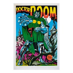 Dr Doom 1970 Póster Marvel, Jack Kirby