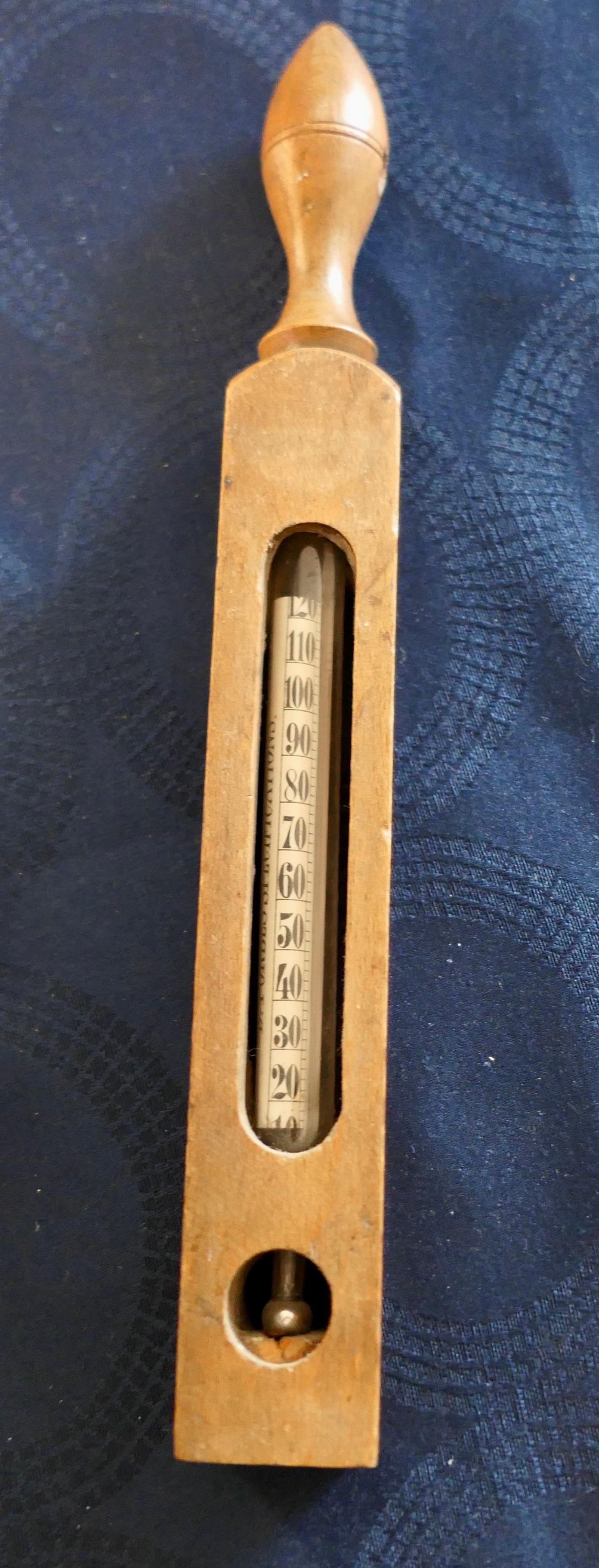Early 20th Century Dr Forbes Specifications Bath Thermometer     For Sale