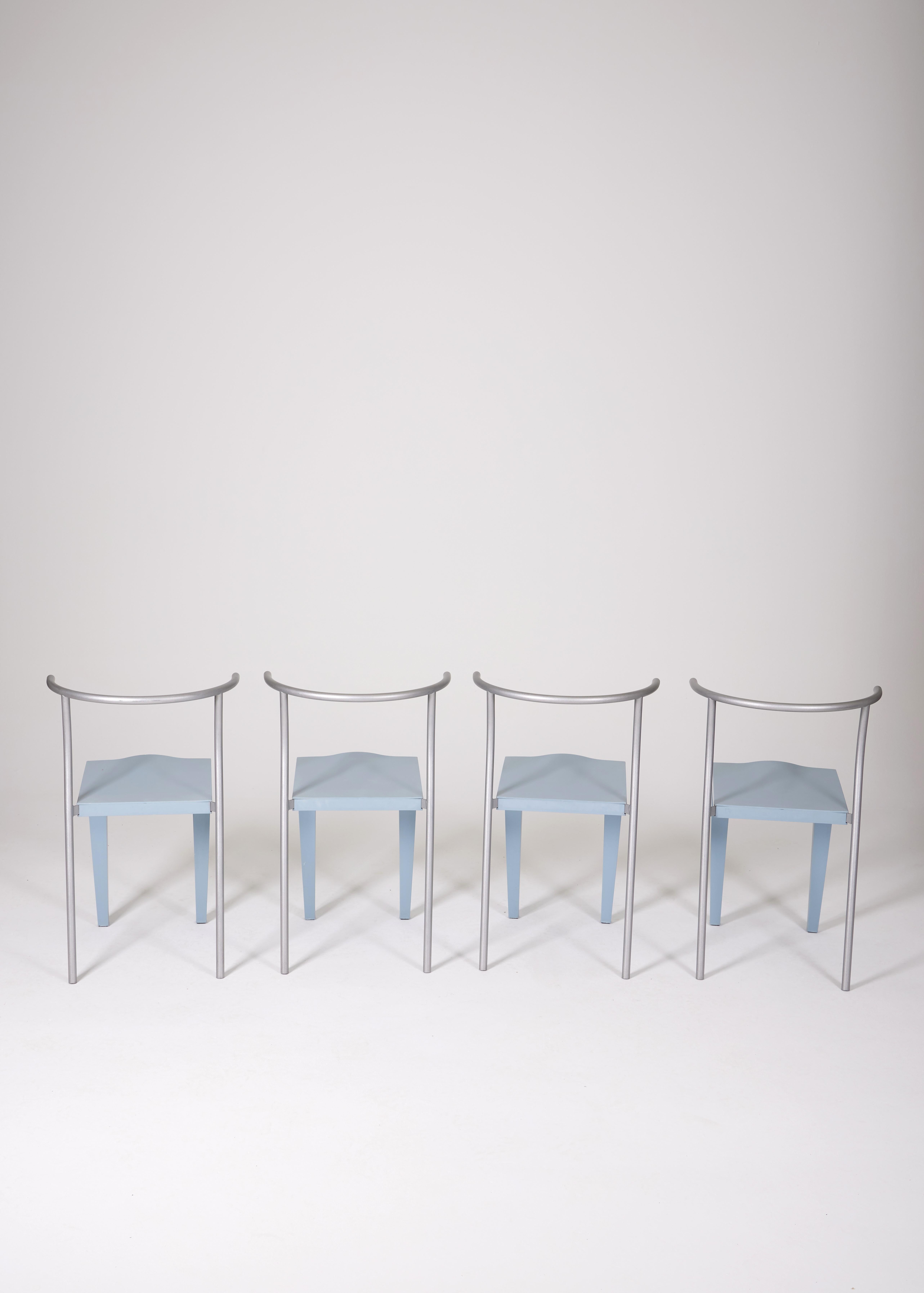 Autre Ensemble de chaises Dr Glob de Philippe Starck 1988 