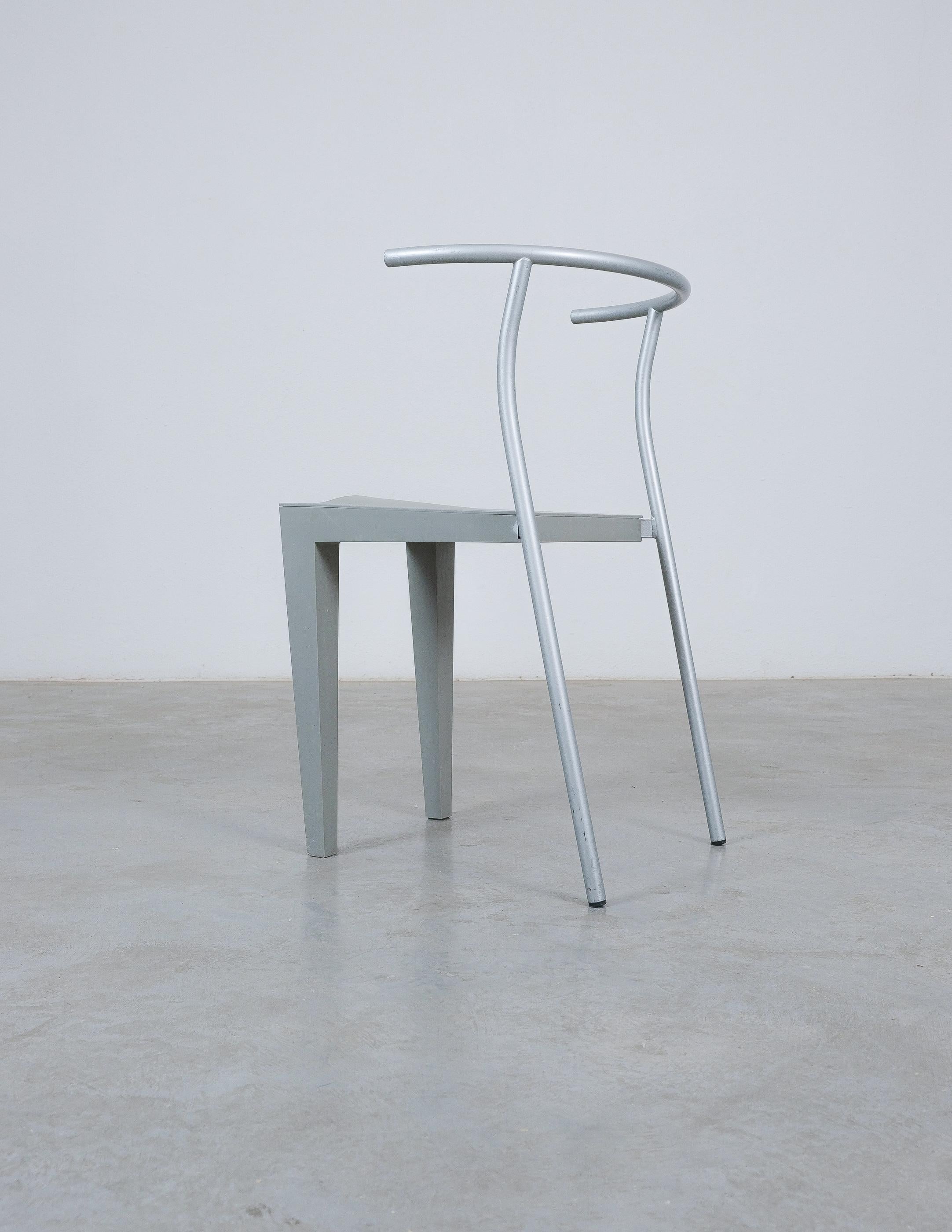 Dr Glob Stühle Philippe Starck Grau Kartell, Italien, 1990 (Ende des 20. Jahrhunderts) im Angebot
