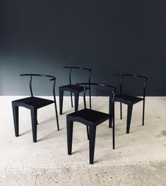 Dr. Glob Dining Chair Set by Philippe Starck for Kartell, Italy 1980's