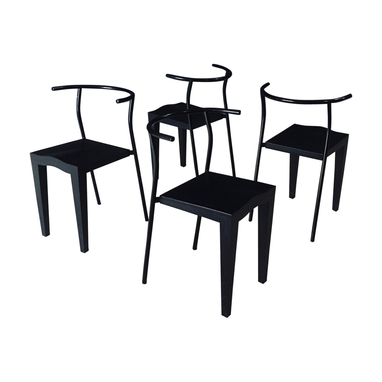 Dr. Glob Dining Chair Set by Philippe Starck for Kartell, Italy 1980
s en vente
