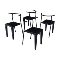 Dr. Glob Dining Chair Set by Philippe Starck for Kartell, Italy 1980
s Dr. Glob Dining Chair Set by Philippe Starck for Kartell, Italy 1980
s