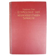 Dr. Hermann Hirt's "Etymologie der neuhochdeutschen Sprache" 1921 - 1H14